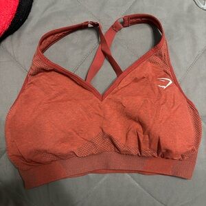 Gymshark vital sesmless XL sports bra w/ removable pads and adjustable straps